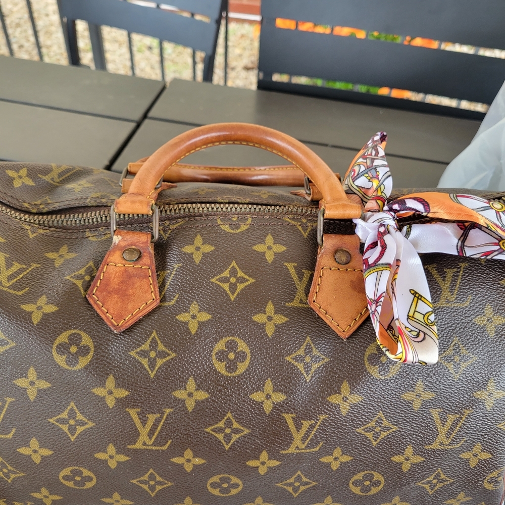 1985 Speedy 35 Monogram(Free African Print Dustbag) - Picture 6 of 17